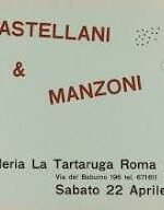 CASTELLANI MANZONI LA TARTARUGA 1961 rarissimo!