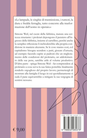 LETTERE SULLA CONDIZIONE OPERAIA