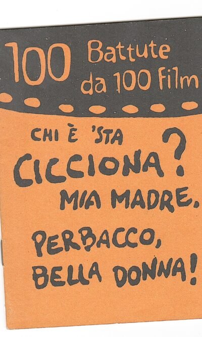 CHI E' STA CICCIONA? MIA MADRE 100 BATTUTE raro