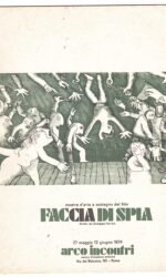 MOSTRA D'ARTE FILM FACCIA DI SPIA Raro 1974