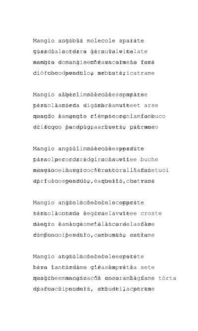 Mangio alberi e altre poesie