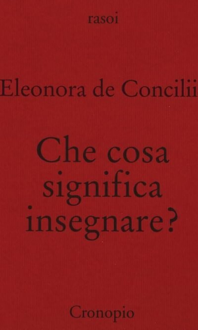 CHE COSA SIGNIFICA INSEGNARE