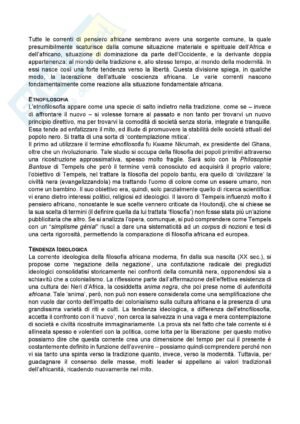 Prospettive di Filosofia Africana.