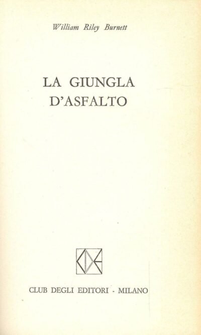 La giungla d'asfalto
