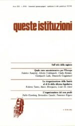 La modernizzazione neoliberista: le istituzioni e le regole del nuovo ordine