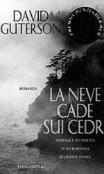 La neve cade sui cedri