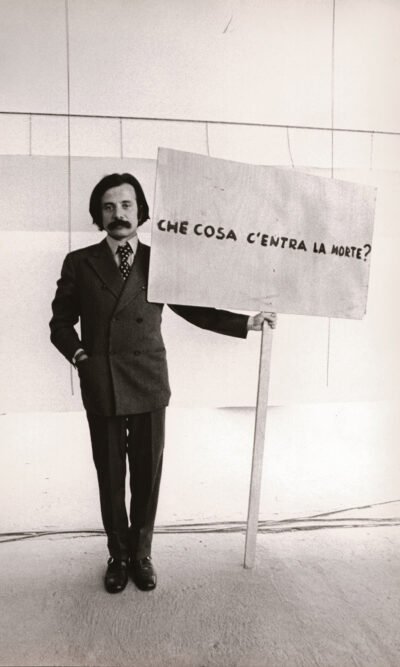 MICHELANGELO PISTOLETTO AZIONE-COMUNIC-AZIONE