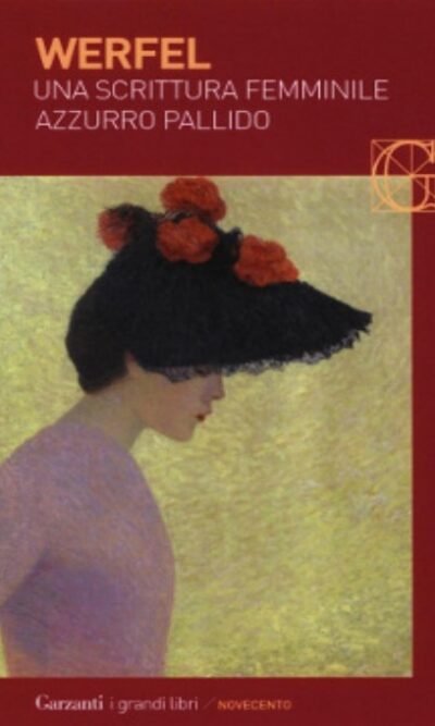 Una scrittura femminile azzurro pallido