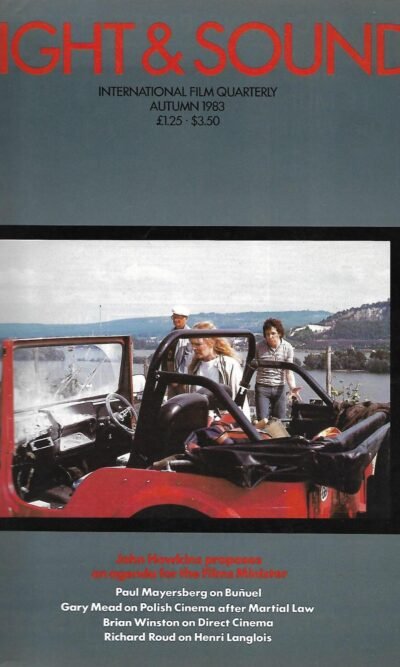 SIGHT & SOUND AUTUMN 1983