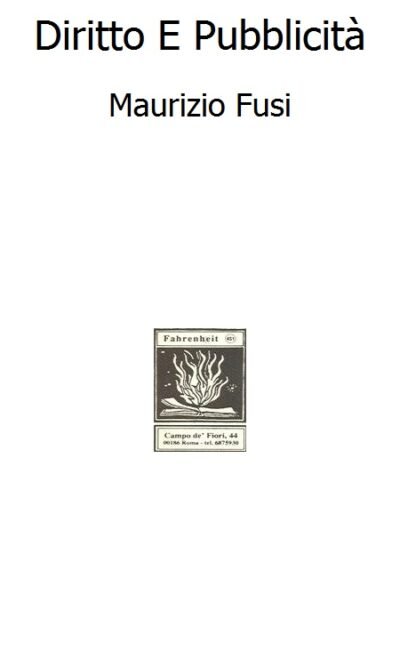 Diritto E Pubblicità