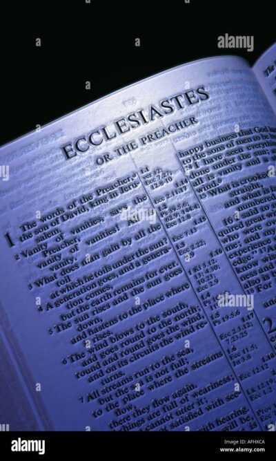 BIBBIA ECCLESIASTE ECLESIASTES (italiano spagnolo)