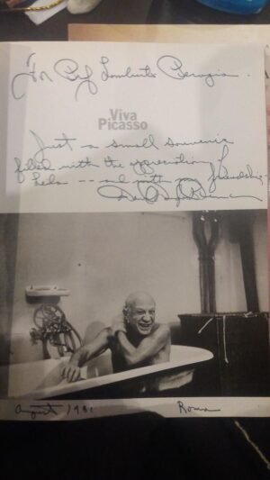VIVA PICASSO IMMAGINI DI UNA VITA  autografo f