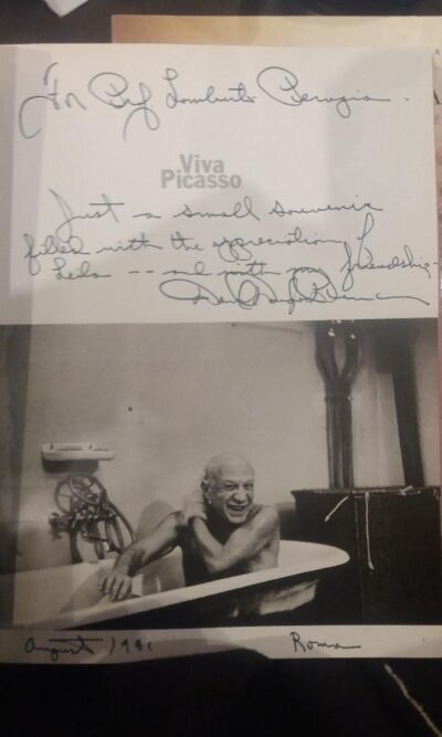 VIVA PICASSO IMMAGINI DI UNA VITA  autografo f