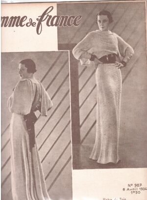 FEMME DE FRANCE anni '30 RARO