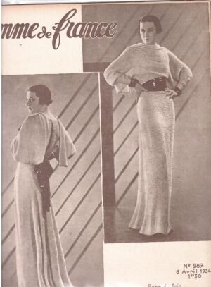 FEMME DE FRANCE anni '30 RARO