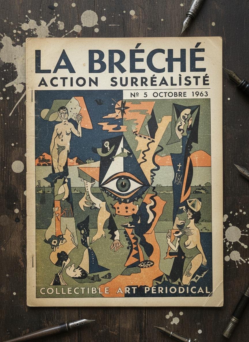 LA BRECHE ACTION SURREALISTE N 5 OCTOBRE 63 raro
