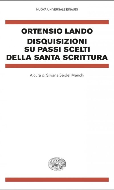 DISQUISIZIONI SU PASSI SCELTI DELLA SANTA SCRITTUR